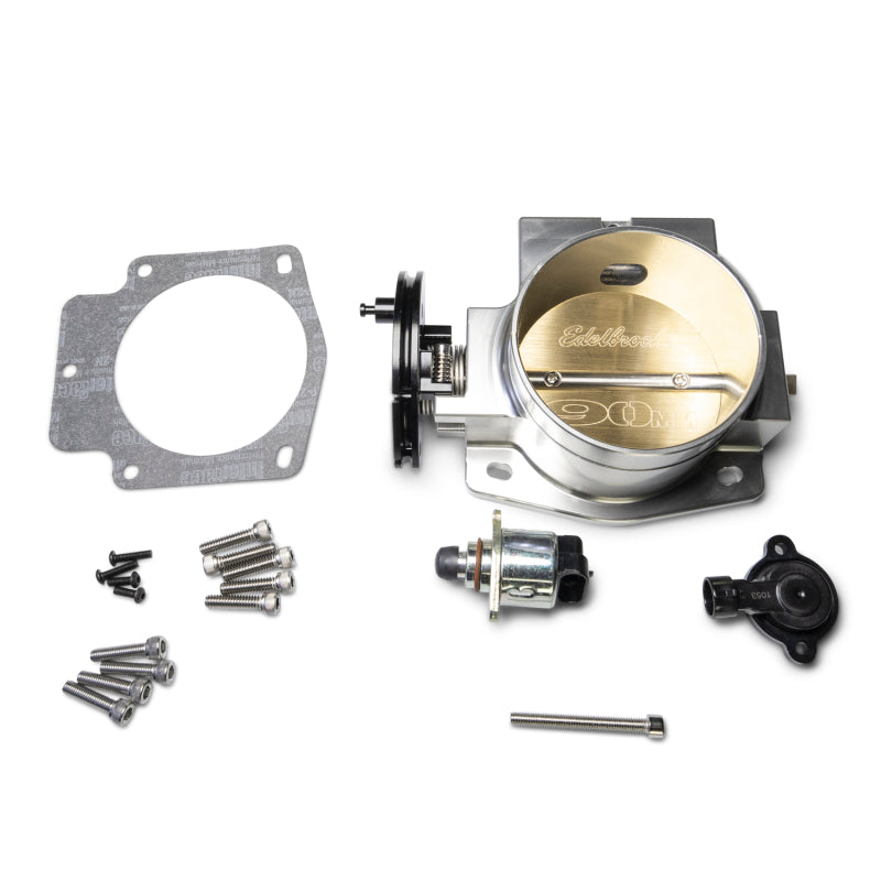 Edelbrock 3970 Pro Flo XT 90mm Throttle Body - Satin Finish