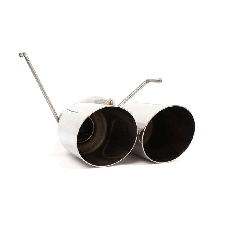 BLOX Racing 2022+ WRX Muffler Delete / Axle Back Single Wall 4in - Polished Tips BXEX-51106