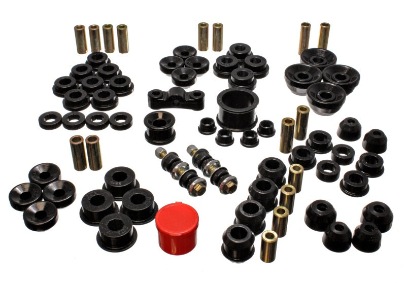 Energy Suspension for 90-93 Integra Black Hyper-Flex Bushing Set 16.18104G