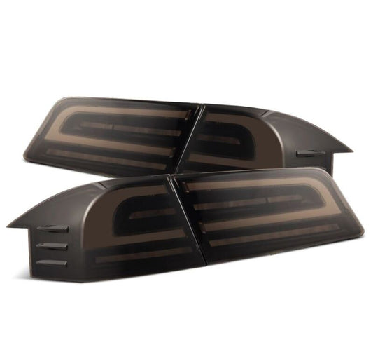 AlphaRex 601120 12-21 Tesla Model S LUXX-Series LED Tail Lights - Black