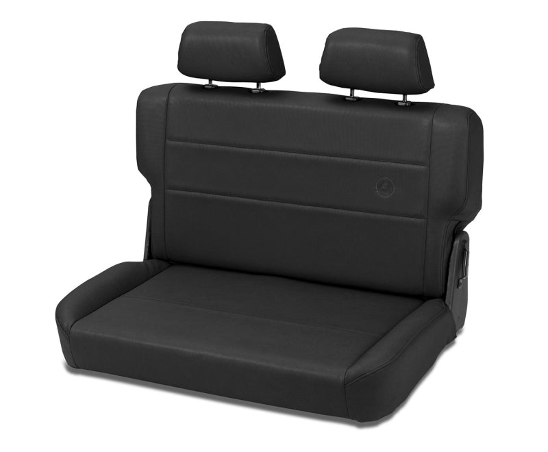 Bestop N-Tumble Seat - 55-83 Jeep Cj5 Fold (All Vinyl Black Denim)