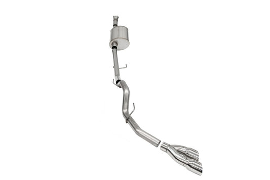 Corsa 2021-2025 Ford F-150 SuperCab/6.5in Bed 5.0L V8 Sport Cat-Back Single Side Exit-Polished