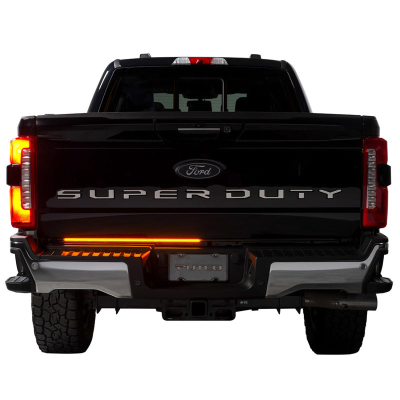 Putco for 2023-2024 Ford Super Duty F-250 60In Direct Fit Blade Kit Tailgate Bars with LED Taillamps