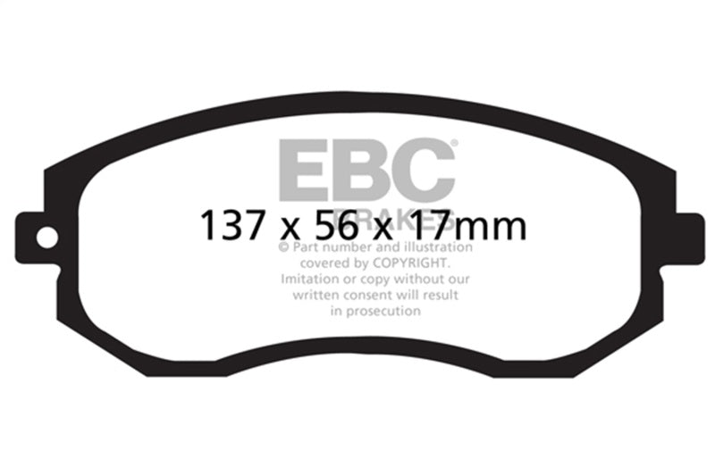 EBC 12+ Scion FR-S 2 Ultimax2 Front Brake Pads UD1539
