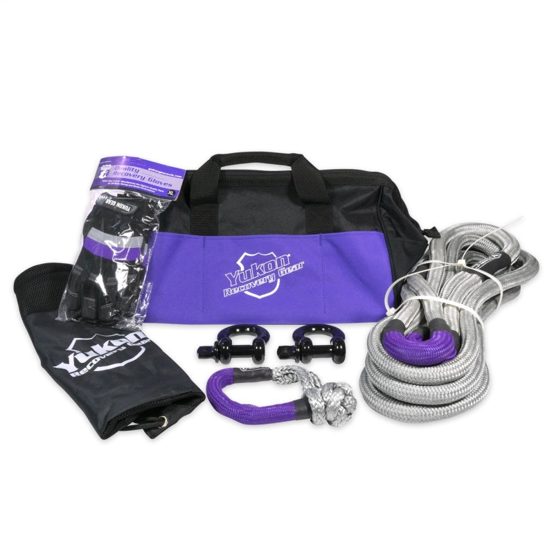 Yukon Gear & Axle YRGKIT-1 Recovery Gear Kit with 7/8in Kinetic Rope