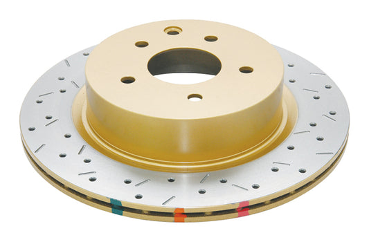 DBA 06-07 350Z / 05-07 G35 / 06-07 G35X Rear Drilled & Slotted 4000 Series Rotor