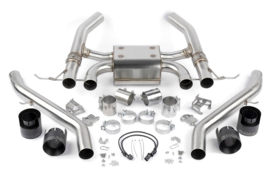 Dinan 21-27 BMW M3/M4 (G80/G82/G83) Valved Axleback Exhaust System - Black Tips