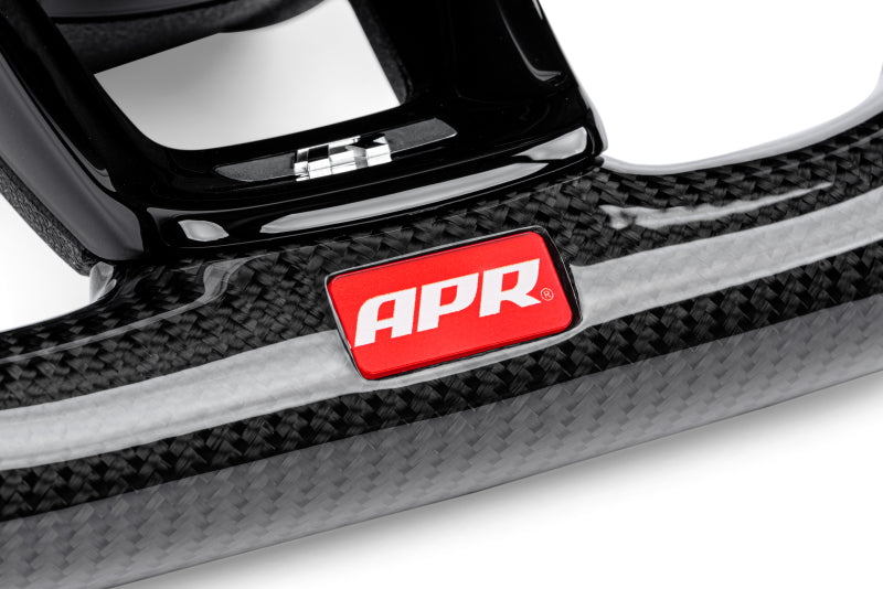 APR 15-26 Volkswagen Golf R/GTI/Jetta (MK7) Carbon Fiber/Silver Stitch Steering Wheel (For Paddles)