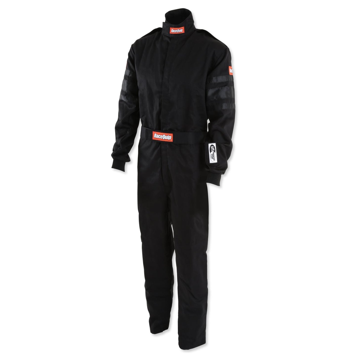 RaceQuip 110002 Black SFI-1 1-Layer Suit - Small