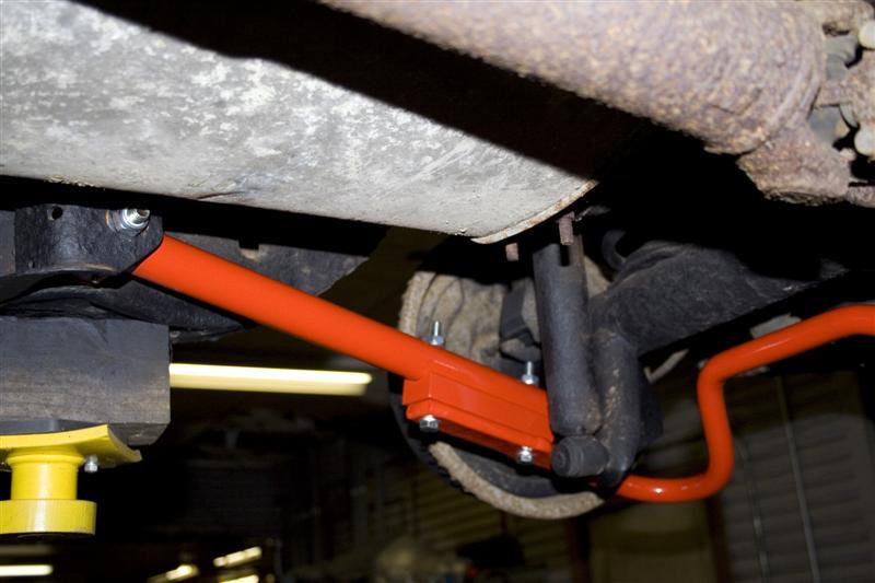 UMI Performance 3612-B Adjustable Extended Length Rear Lower Control Arms Black
