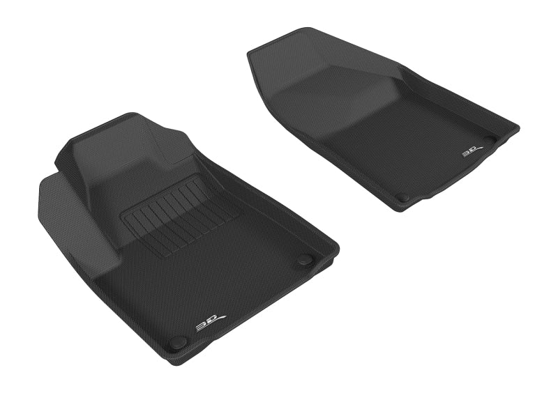 3D MAXpider Kagu Front Floor Mats for 2015-2020 Jeep Cherokee
