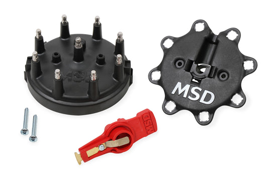 MSD 84823 Black, Distributor Cap/Rotor Kit, MSD/ for Ford V8 TFI
