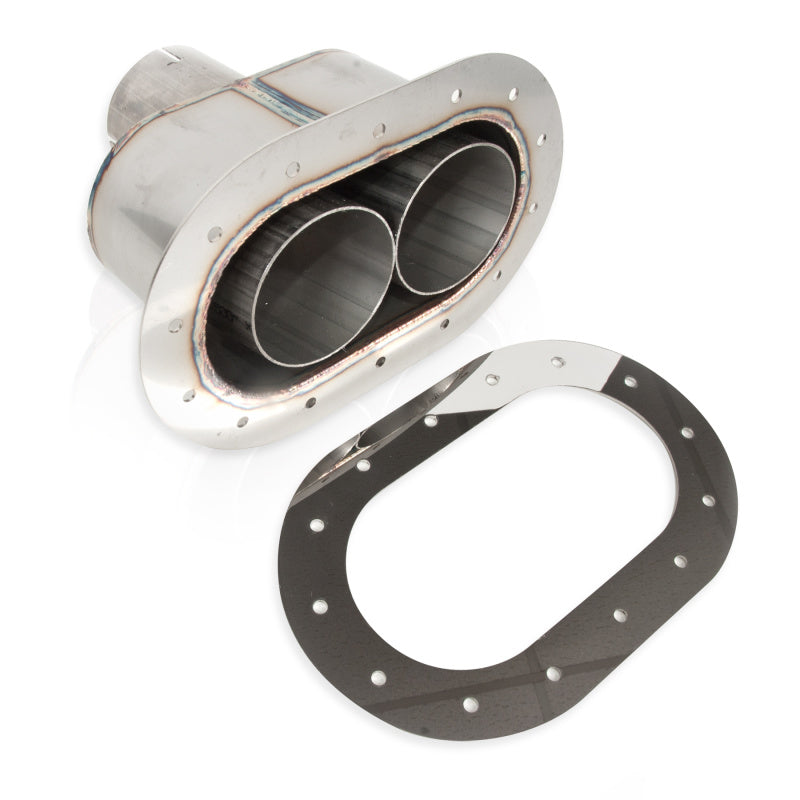 Stainless Works for Oval Through-Body Tip With Tubes