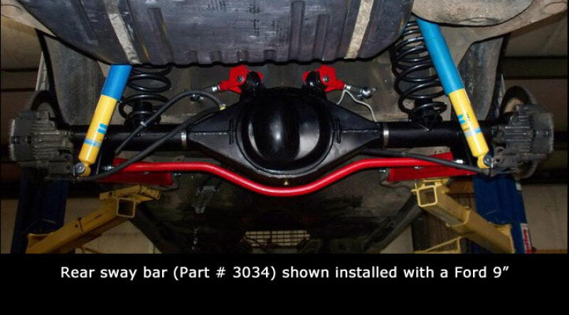 UMI Performance 303534-R Solid Front and Rear Sway Bar Red for 1978-1988 G-Body