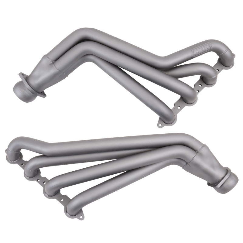 BBK Performance 4054 Long Tube Headers with High Flow Catalytic Converters 1-7/8 Titanium Ceramic for 2010-2015 Chevrolet Camaro SS / ZL1 (6.2L)