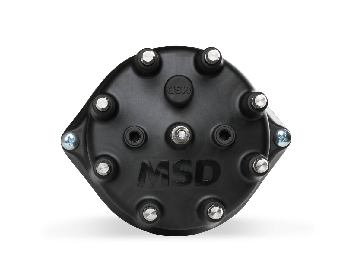 MSD 857951 Distributor for Ford 289-302, Pro Billet, Small Black Cap, Steel Gear