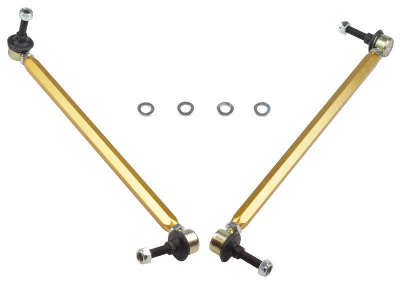 Whiteline KLC178 Front Sway Bar Link Assembly Heavy Duty Adjustable Steel Ball (360mm C to C) for 2010-2012 Chevrolet Camaro