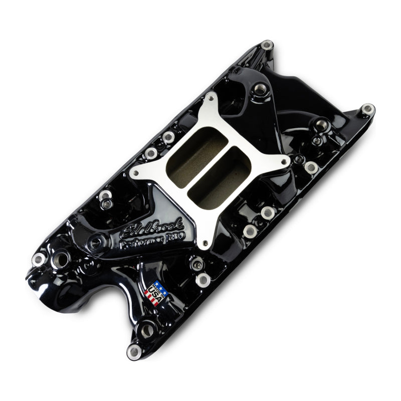 Edelbrock 2121-BP Small Block Ford Performer Intake Manifold - Black Plasma Finish