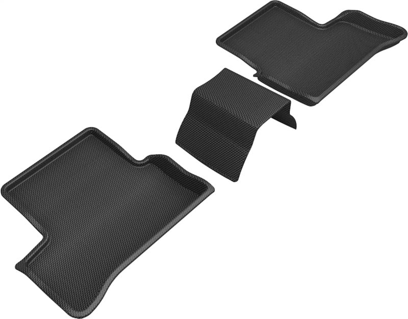 3D MAXpider Kagu Rear Floor Mats for 2019-2022 Mercedes-Benz A220/A35 AMG