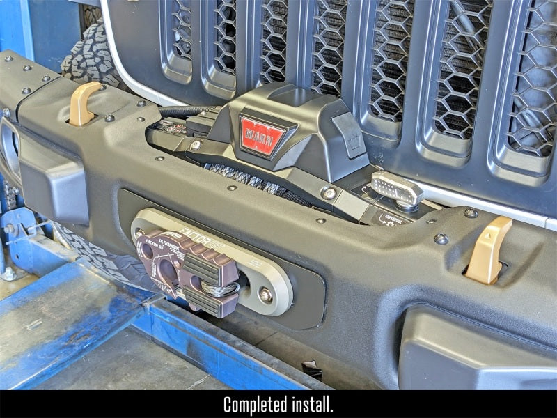 RockJock JL/JT Winch Plate Kit (Steel Bumper)
