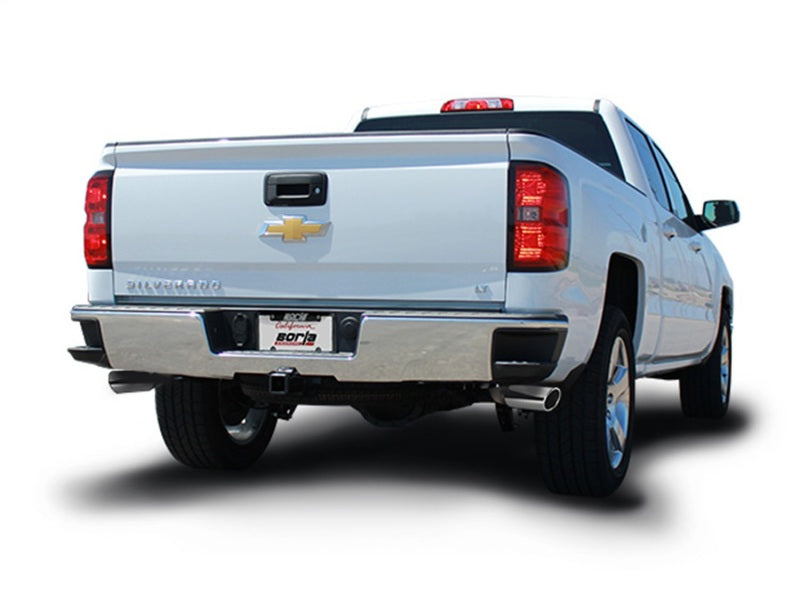 Borla 140545 14 Silv/Sierra C/B Exhaust S-Type 1500 5.3L V8 AT/MT 2&4WD Ext Cab Split Side Exit - #140545