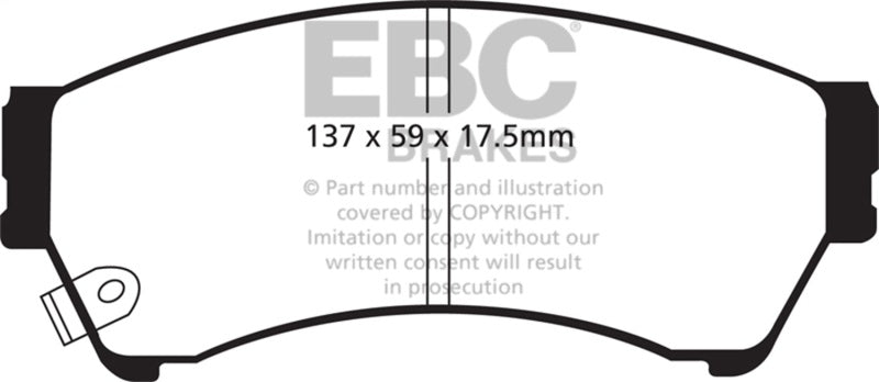 EBC 06-09 Ford Fusion 2.3 Ultimax2 Front Brake Pads UD1164