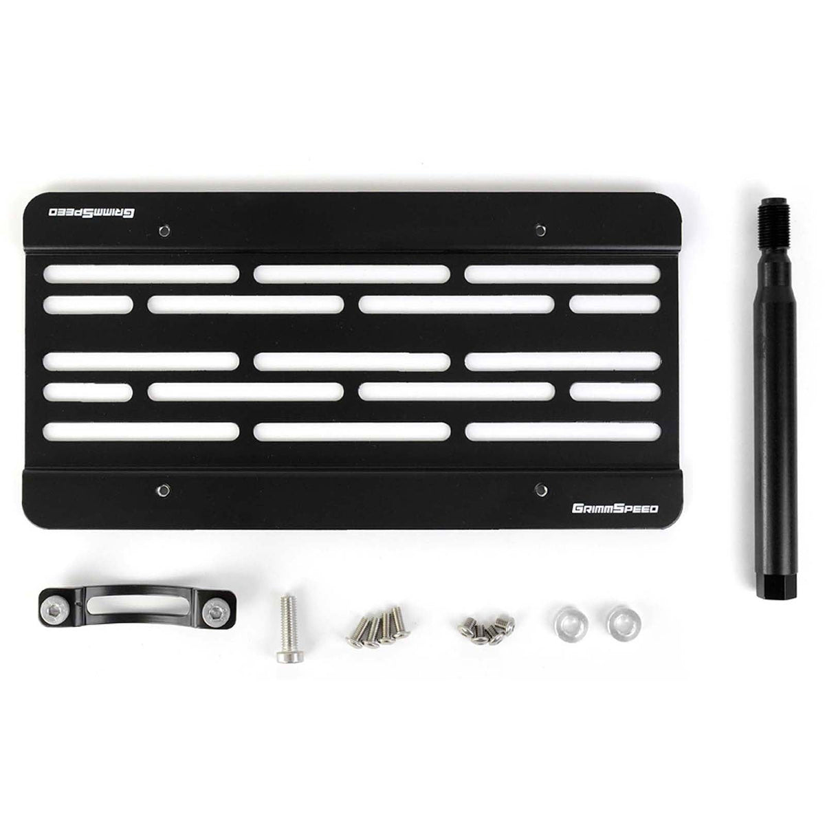 GrimmSpeed GRM094011 for 08-14 Subaru WRX/STi License Plate Relocation Kit