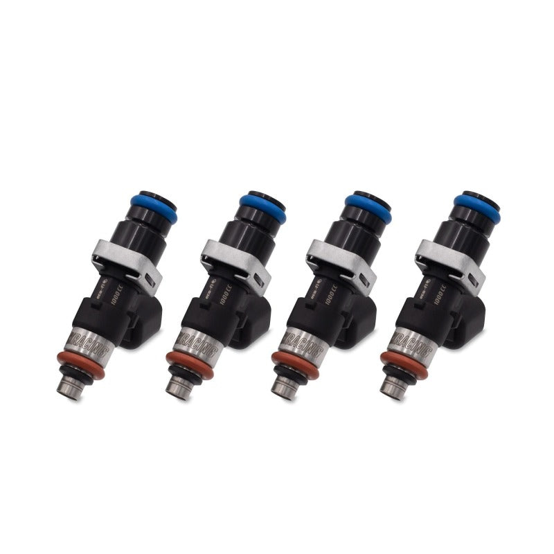 BLOX Racing Eco-Fi Street Injectors 1000cc/min w/ 1/2in Adapter For Honda K Series - Set of 4 BXEF-04914.14-1000-4