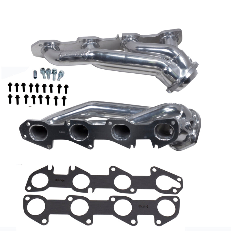 BBK Performance 40280 Shorty Headers 1-3/4 Silver Ceramic for 2009-2023 Chrysler 300, Dodge Charger / Challenger (5.7L Hemi)