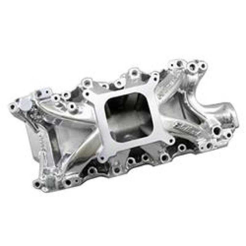 Edelbrock 292851 Intake Manifold Super Victor EFI Ford Windsor 8.2 in Deck Block Polished Finish