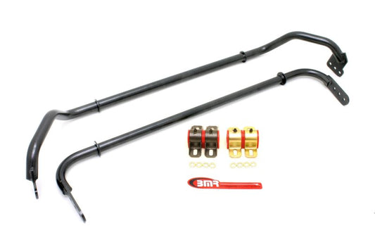 BMR 2010-2011 Chevrolet Camero Front and Rear Sway Bar Kit with Bushings - Black Hammertone