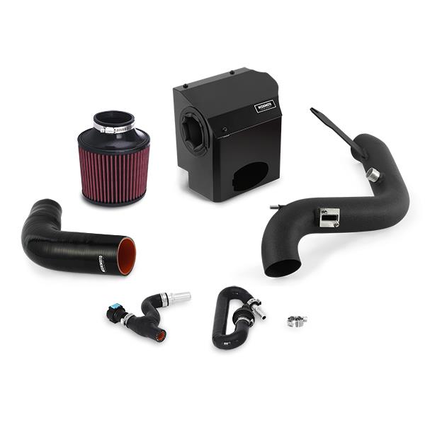 Mishimoto 2016 Ford Fiesta ST 1.6L Performance Air Intake Kit - Wrinkle Black - #MMAI-FIST-16WBK