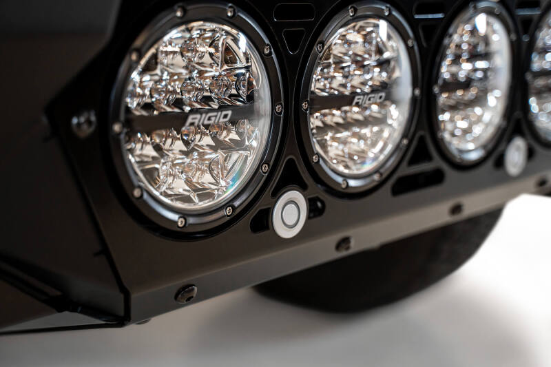Addictive Desert Designs for 2021+ Ford Raptor Bomber Front Bumper w/ 4 Rigid 360 6in Light Mounts
