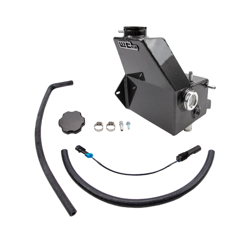 Wehrli Custom Fabrication WCF100628-GB Factory Location Coolant Tank Kit Gloss Black for 2013-2018 Ram 2500 / 3500 6.7L Cummins