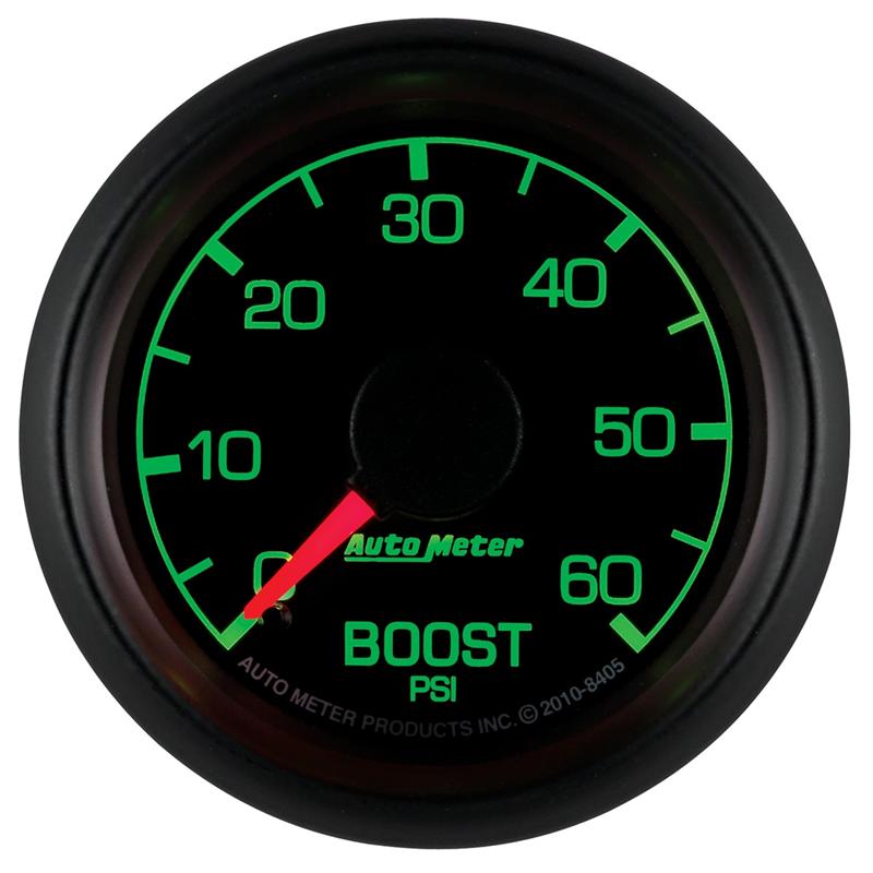 AutoMeter 8405 Factory Match 52.4mm Mechanical 0-60 PSI Boost Gauge for Ford