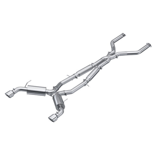 MBRP 16-22 Infiniti Q50 3.0L RWD/AWD 3in Cat-Back Street Version T304