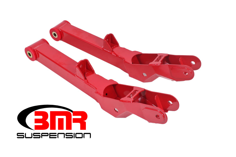 BMR 2010-2015 5th Gen Camaro Non-Adj. Rear Lower Control Arms (Polyurethane) - Red