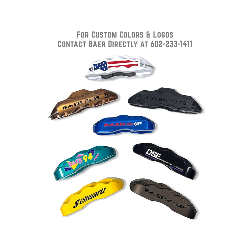 Baer Brakes 73-76 Buick Century STD Studs 14in Pro+ Front SDZ Brake Kit - Comp Yellow — 70-81 F-Body & 75-79 X-Body & 77-90 GM Full Size (B-Body) Cars w/5x4.75 Wheel…