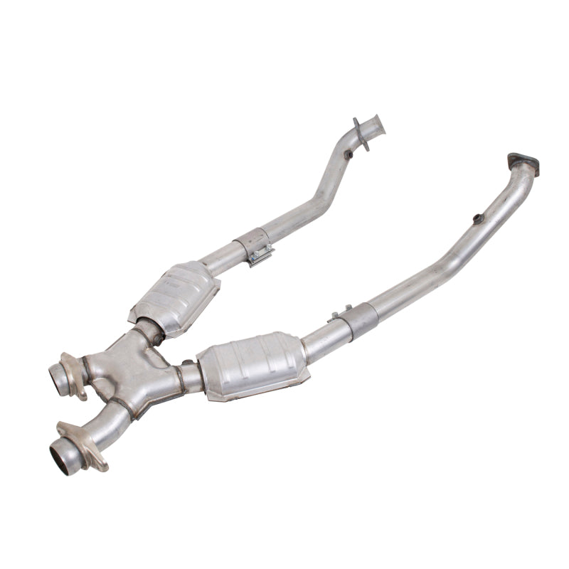 BBK Performance 1670 High Flow X-Pipe with Catalytic Converters (2-1/2 in) for 1999-2004 Ford Mustang GT Cobra 4.6L