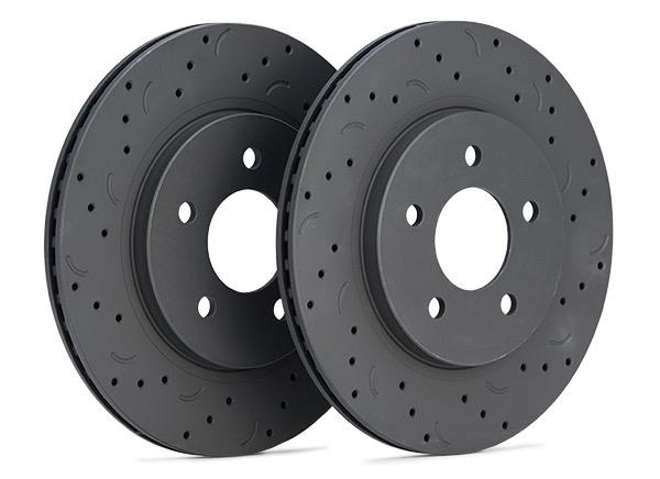 Hawk Performance HTC4467 Cross-Drilled and Slotted Talon Rotors