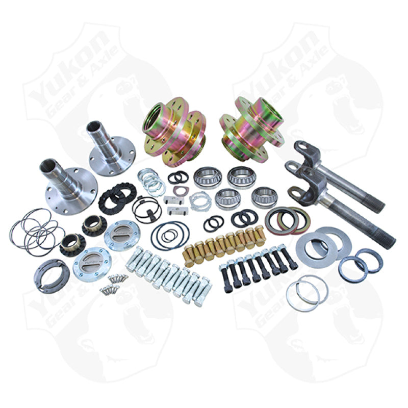 Yukon Gear & Axle YA WU-07 Spin Free Locking Hub Conversion Kit For Dana 30/Dana 44 TJ/XJ/YJ 27 Spline/5 X 4.5