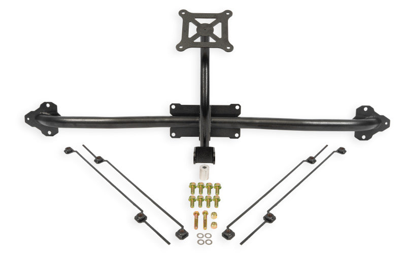 BMR 2014-2019 Chevrolet Corvette C7 Bolt-On Parachute Mount - Black Hammertone