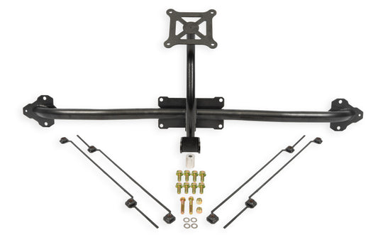 BMR 2014-2019 Chevrolet Corvette C7 Bolt-On Parachute Mount - Black Hammertone