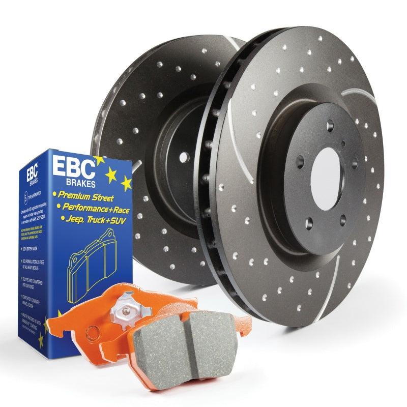 EBC S8 Rear Brake Kit Orangestuff Pads GD Sport Rotors S8KR1160 (image of S8KR1074)