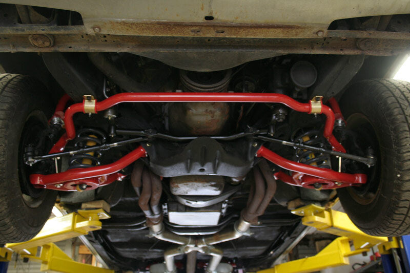 UMI Performance 4035-R Front Sway Bar 1-1/4in Solid Red for 1964-1977 A-Body