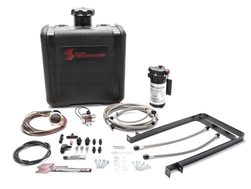 Snow Performance SNO-410-BRD for 07-17 Cummins 6.7L Stage 2 Boost Cooler Water Injection Kit (SS Braided Line & 4AN)