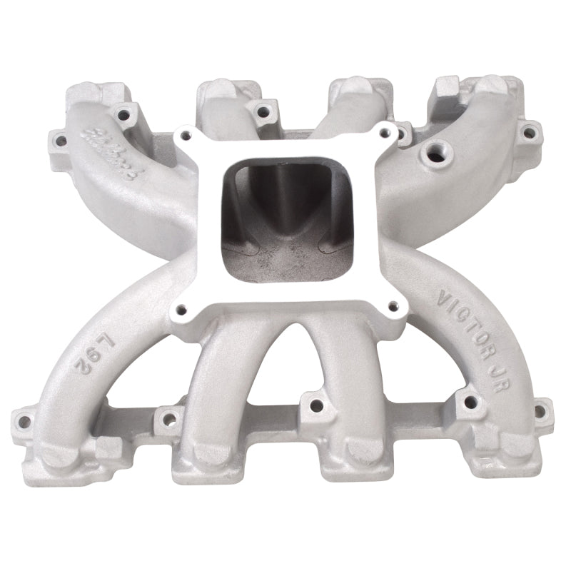 Edelbrock 28457 Manifold Victor Jr GM Gen IV* L92 Carbureted Applications (*Corrected-Mc)