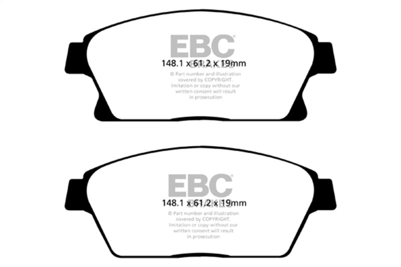 EBC 13+ Buick Encore 1.4 Turbo Redstuff Front Brake Pads DP32067C