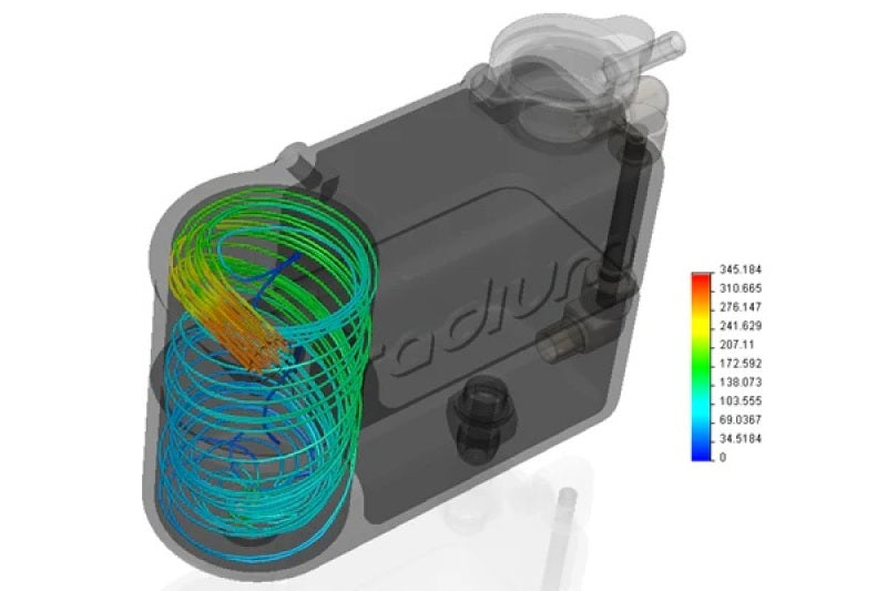 Radium Coolant Expansion Tank, Elise/Exige, Remote Mount - #20-0270-02