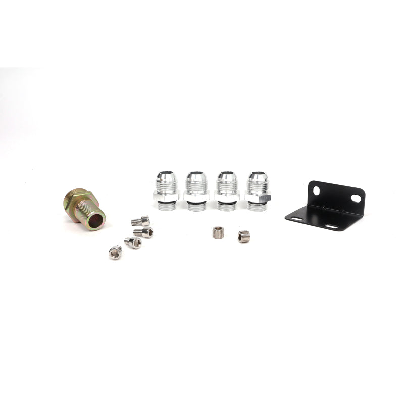 BLOX Racing Remote Oil Filter Relocation Kit - Polished BXGA-00115-PO